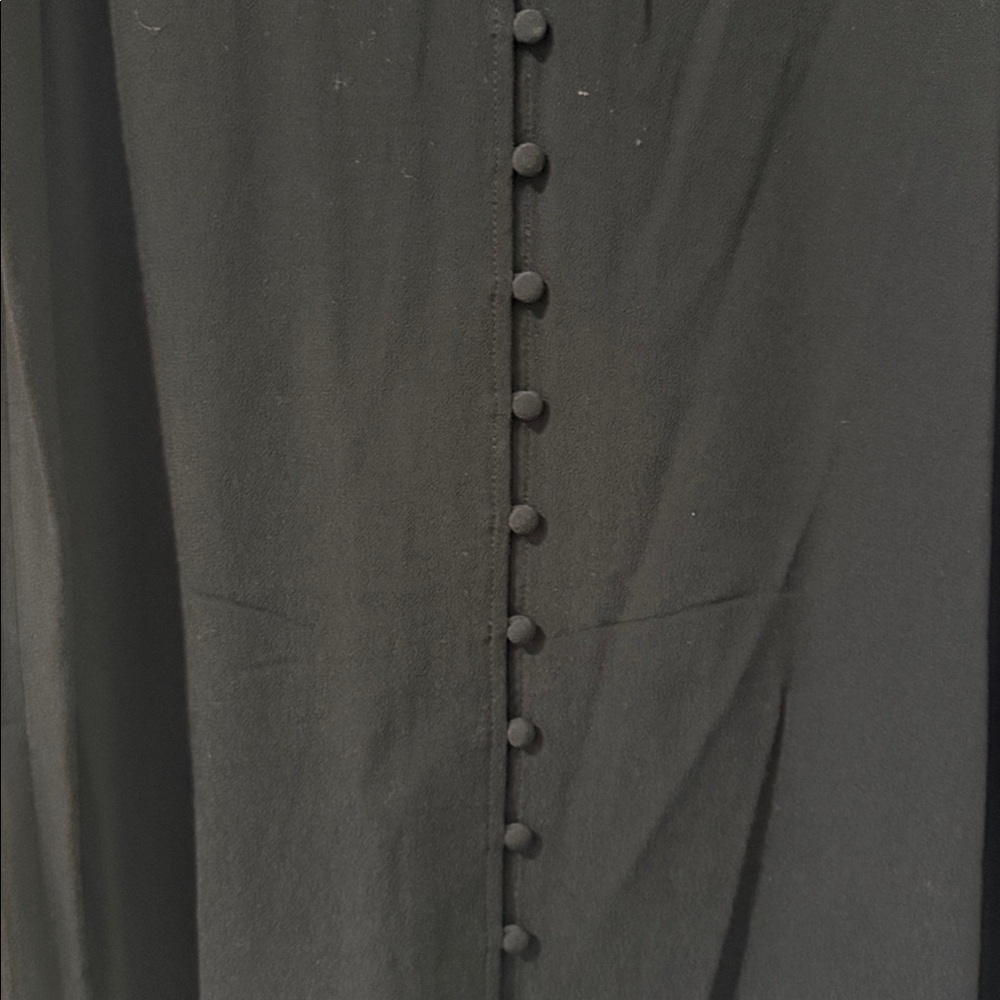 Madewell Black V-Neck Mini Dress - Picture 3 of 5